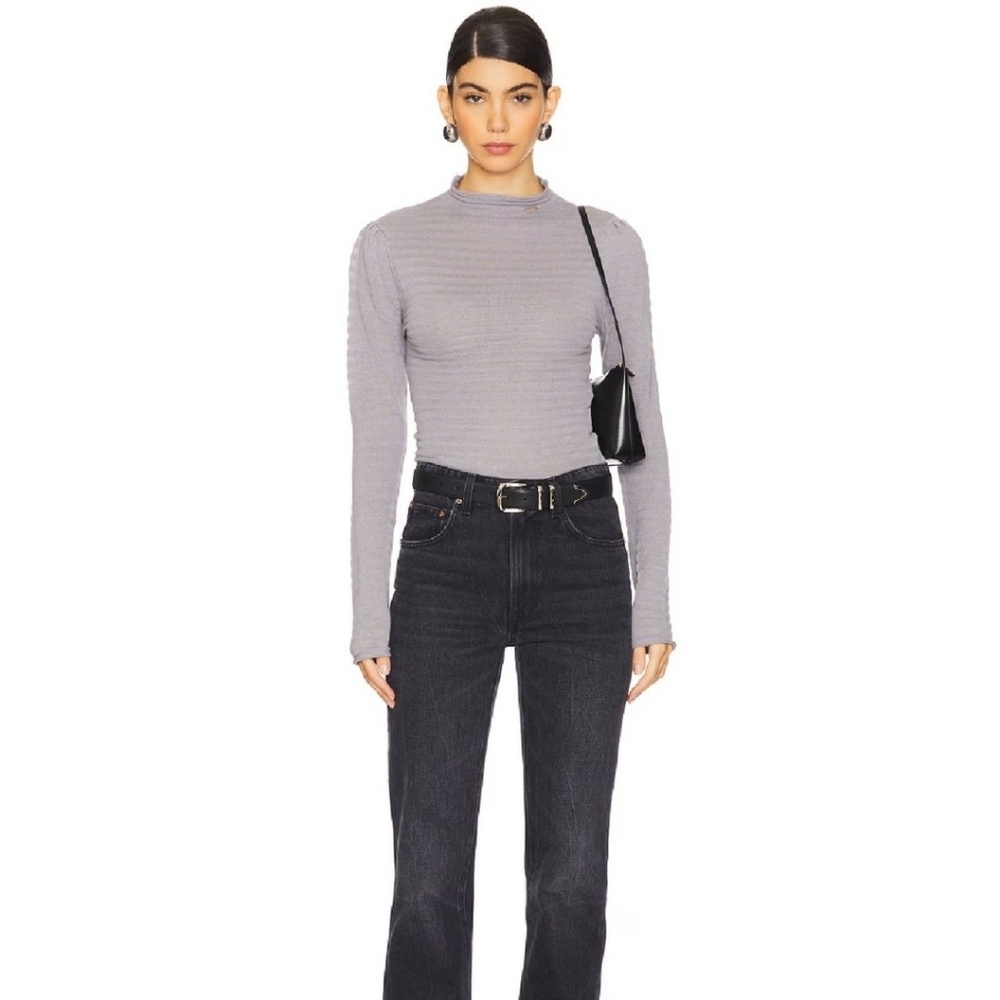 Rolla's Edgar Mock Neck Knit Top | NWT